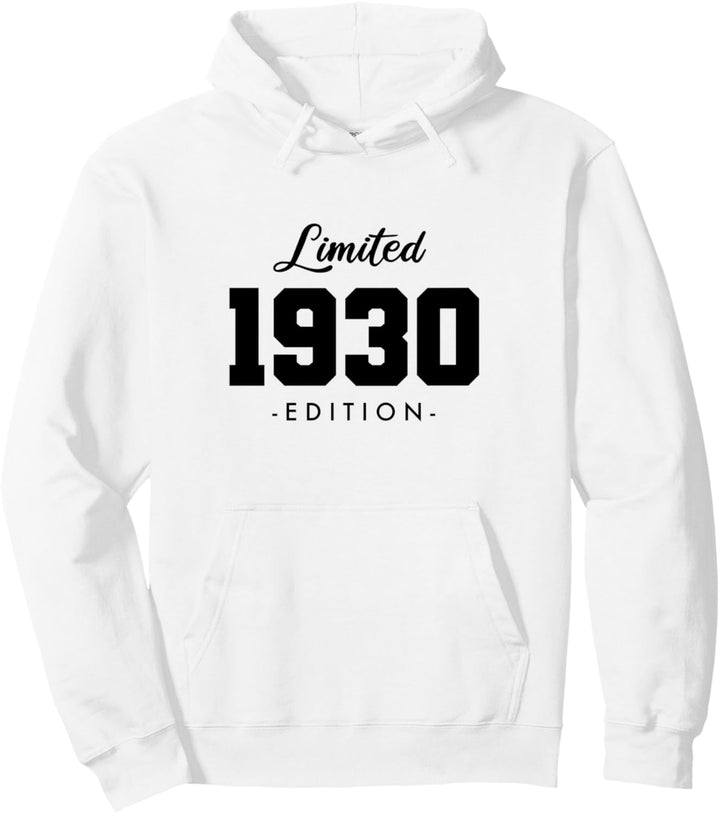 94 Jahre Jahrgang 1930 Limited Edition 94. Geburtstag Pullover Hoodie