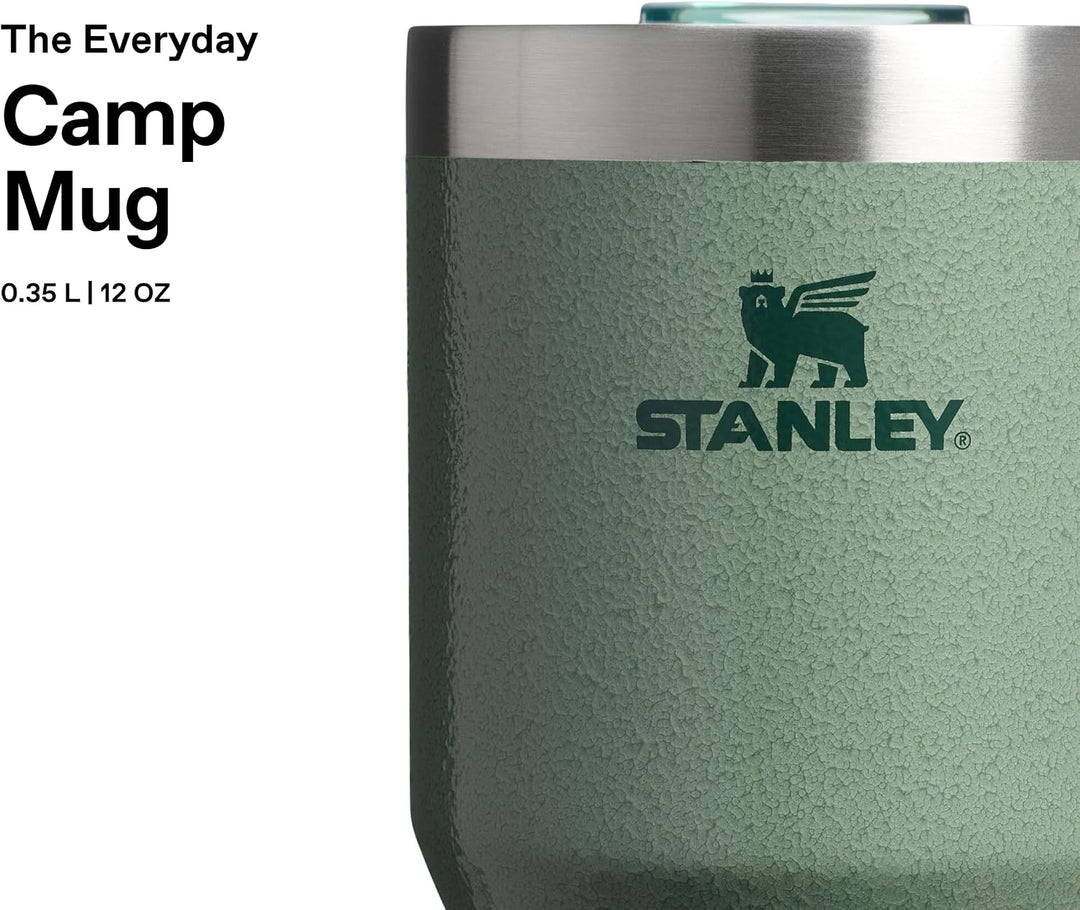 STANLEY 1913 Classic Legendary Camp Mug 0.35L - Hammertone Green | Hält 1,5 Std. heiss - 3 Std. kalt