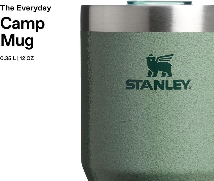 STANLEY 1913 Classic Legendary Camp Mug 0.35L - Hammertone Green | Hält 1,5 Std. heiss - 3 Std. kalt