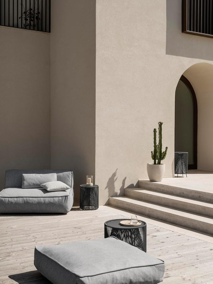 blomus Outdoor Kissen -Grow- | Loungemodul Kissen Bouclé wetterfest | Farbe Cloud Bouclé | Grösse M