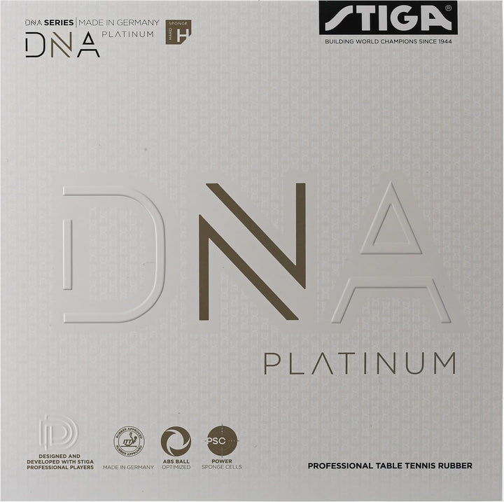 Stiga Unisex-Adult DNA Platinum H Tischtennisbelag 2.3 Schwarz, 2.3 Schwarz
