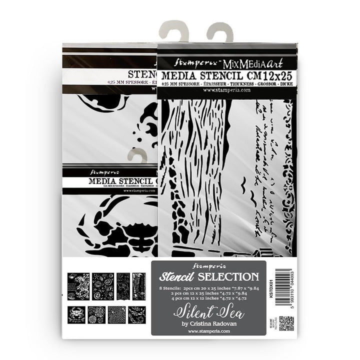 Stamperia - Thick Stencils for Scrapbooks, Albums, Cards, Bullet Journalling, and More, Flexible Mat