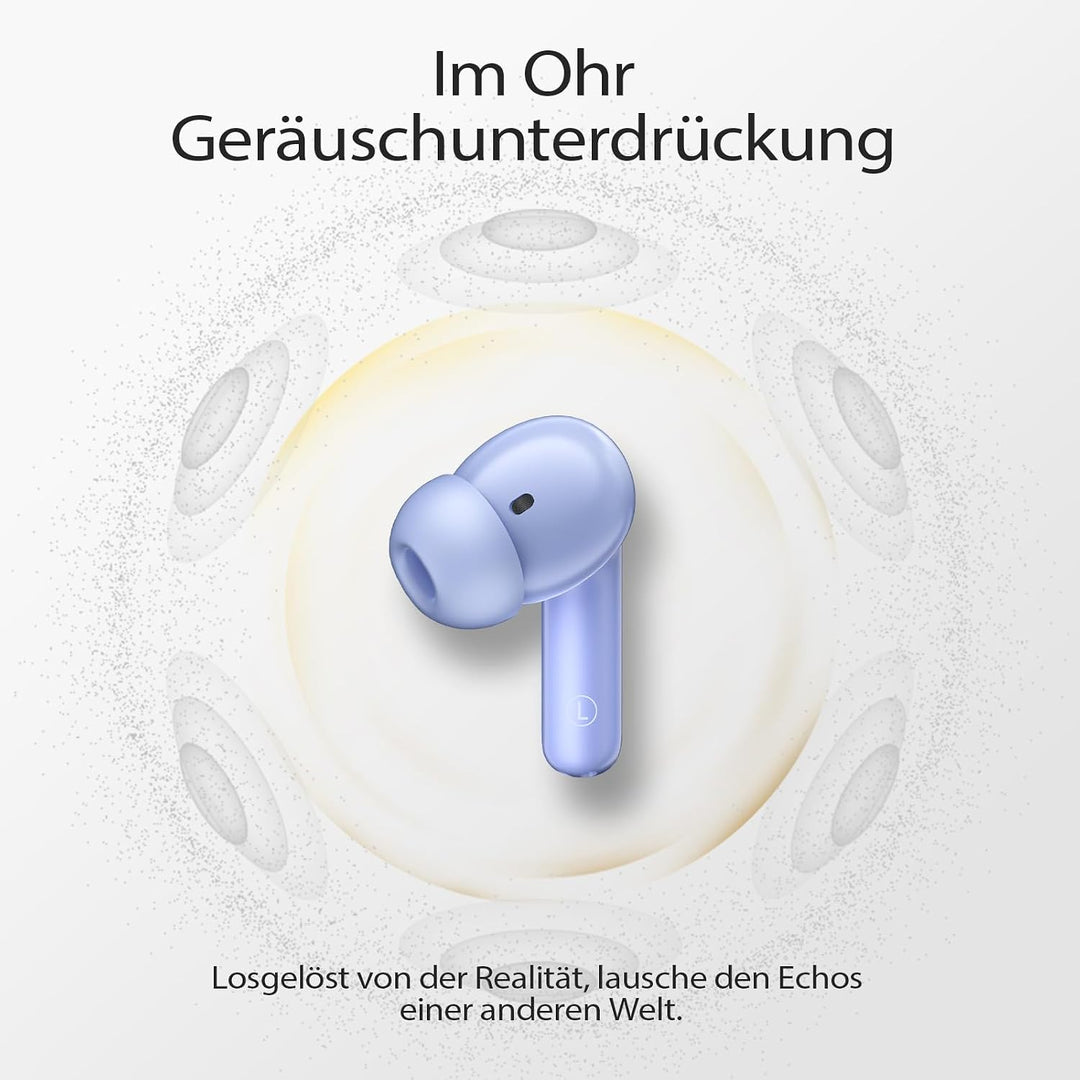 W70 Pro Bluetooth Kopfhörer In-Ear, Bluetooth 5.4 Wireless Earbuds mit HiFi-Sound, Sport Ohrhörer mi