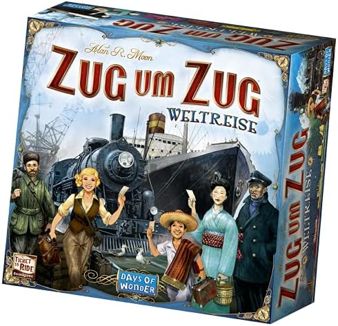 Days of Wonder | Zug um Zug – Weltreise | Familienspiel | Brettspiel | 2-5 Spieler | Ab 10+ Jahren |