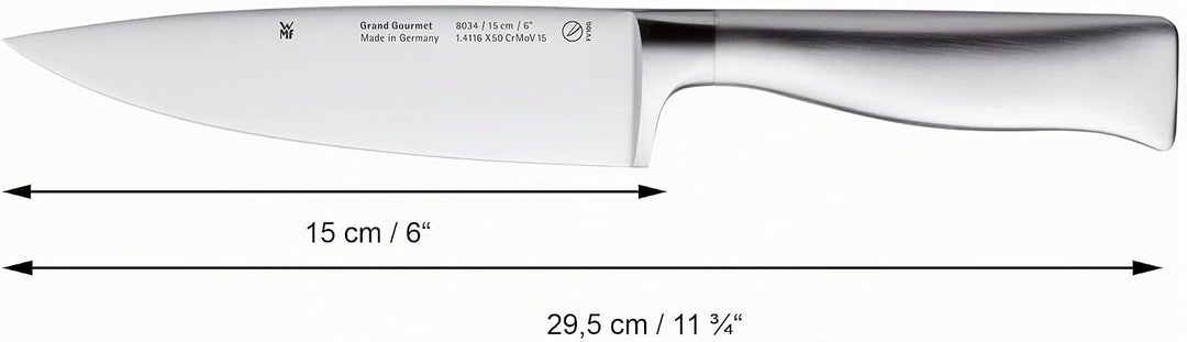 WMF Grand Gourmet Kochmesser 29,5 cm, Made in Germany, Messer geschmiedet, Performance Cut, Spezialk