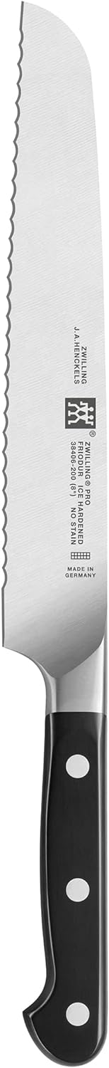 ZWILLING Pro Messerblock,6-tlg., Bambusblock, Messer aus rostfreiem Spezialstahl, 3-Nieten-Design, 1