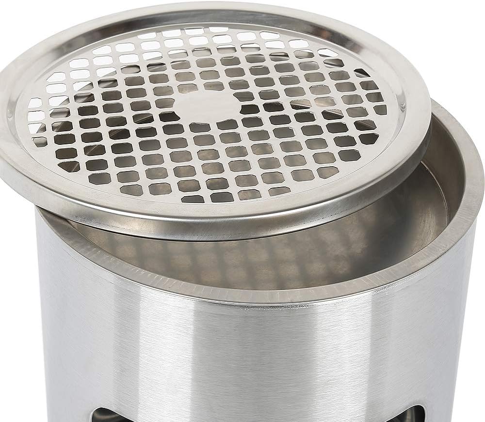 Standaschenbecher für den Aussenbereich, mit Mülleimer + Eimer, 30 l, Standaschenbecher mit Inneneim