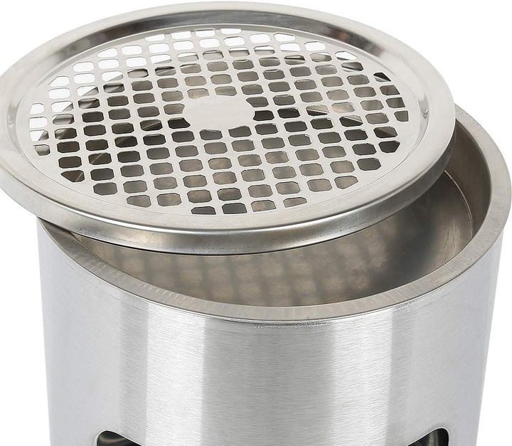 Standaschenbecher für den Aussenbereich, mit Mülleimer + Eimer, 30 l, Standaschenbecher mit Inneneim