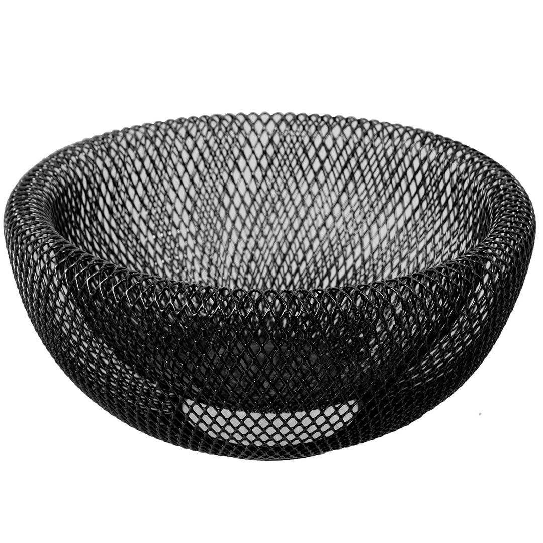 FRUTERO REDONDO METAL REJILLANEGRO °25X12CM