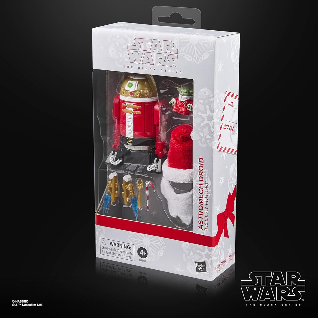 STAR WARS The Black Series Astromech Droid (Holiday Edition), Premium Collectible 6 Inch Action Figu