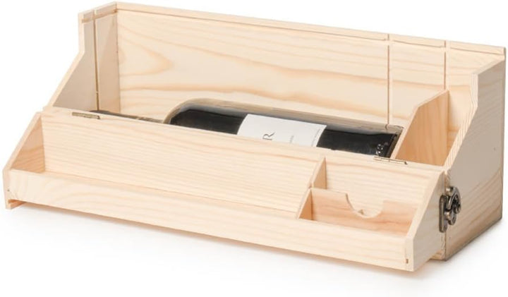 Rackpack Geschenkartikel: 2in1 Wein Box mit Zweitnutzen, originelles Geschenk (Desktopper)