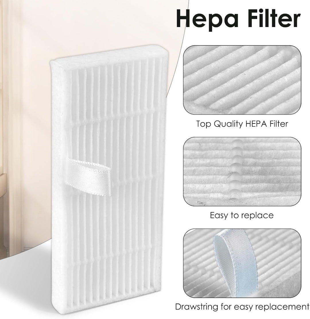 (10 Stück) C20 Omni Ersatz HEPA Filter Zubehör Set für Eufy C20 Omni Saugroboter, Ersatzfilter, Omni