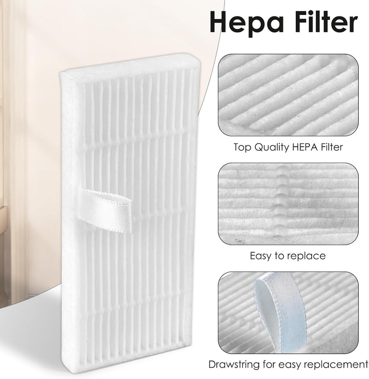 (10 Stück) C20 Omni Ersatz HEPA Filter Zubehör Set für Eufy C20 Omni Saugroboter, Ersatzfilter, Omni