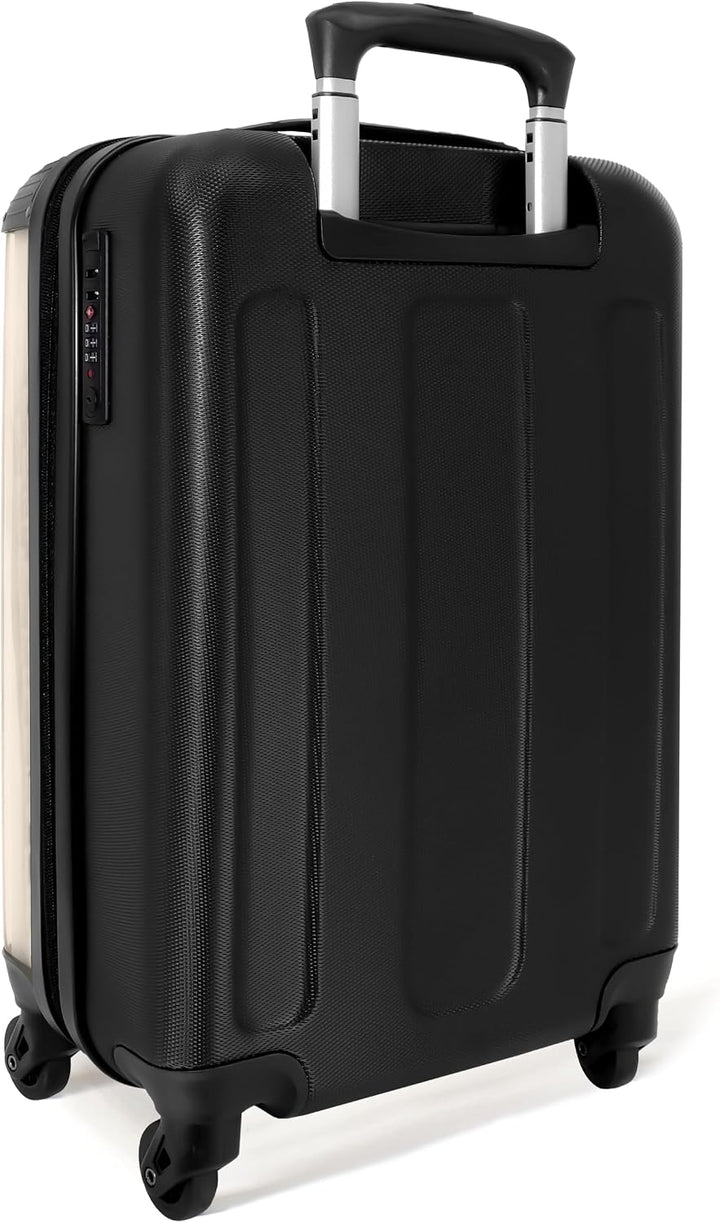 NoBoringSuitcases.com® Handgepäck Koffer Kinder 55x35x20 cm Reisekoffer Kinderkoffer 4 Rollen Leicht