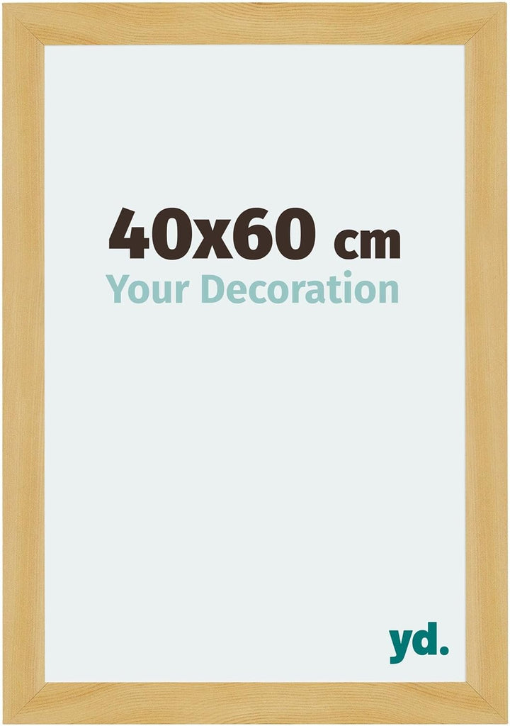 yd. Your Decoration - Bilderrahmen 40x60 cm - Bilderrahmen aus MDF mit Acrylglas - Antireflex - Ausg