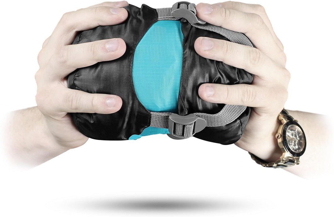 normani Ultralight Schlafsack Runty KOMPAKTE GRÖssE! 3D Mikrofaser Microtech Füllung, wasserdichter