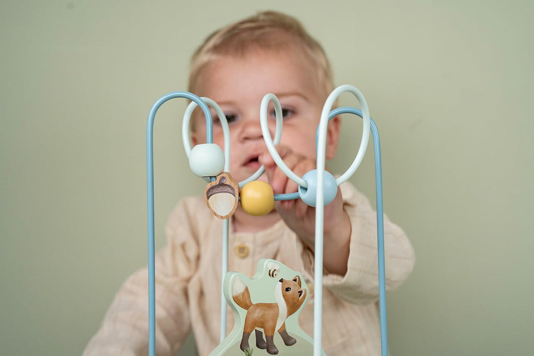 Little Dutch 7248 FSC Holz Aktivitätsspirale Motorikschleife - Forest Friends