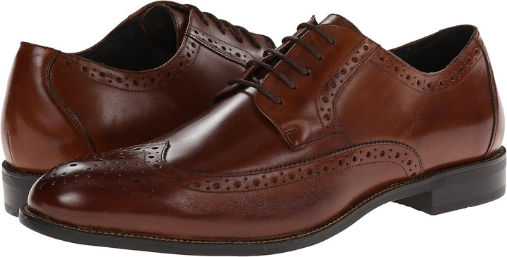 STACY ADAMS Herren Garrison Wingtip Oxford 39.5 EU Cognac, 39.5 EU Cognac