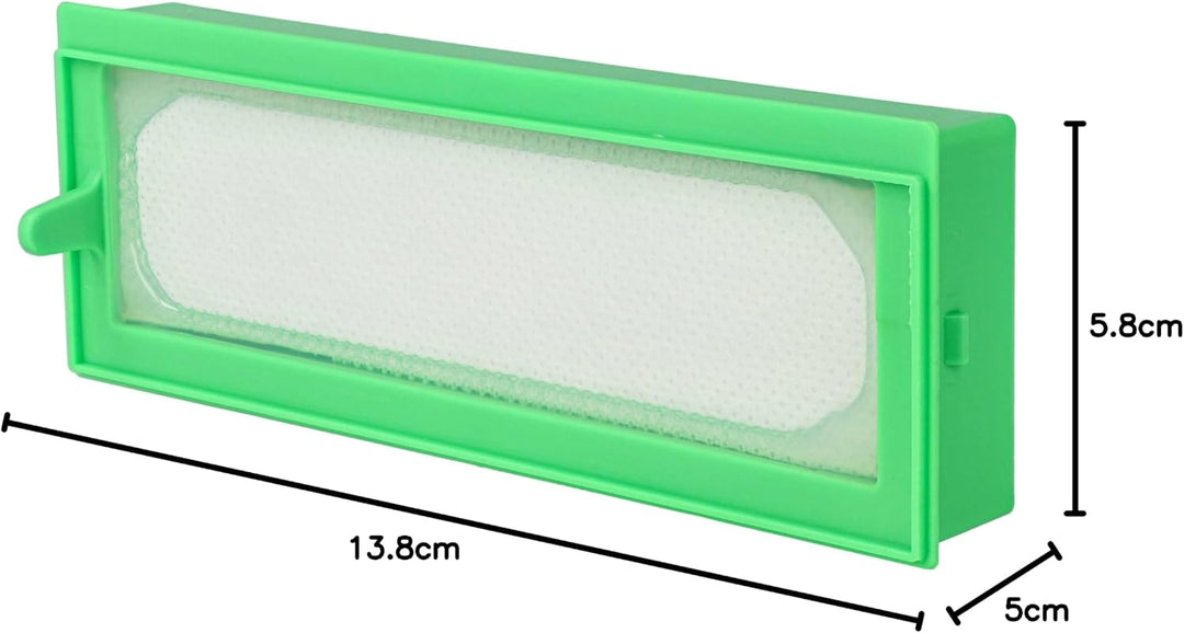vhbw 6x Staubsaugerfilter kompatibel mit Vorwerk Kobold VR300, VR-300, VR-200, VR200 Staubsauger - H