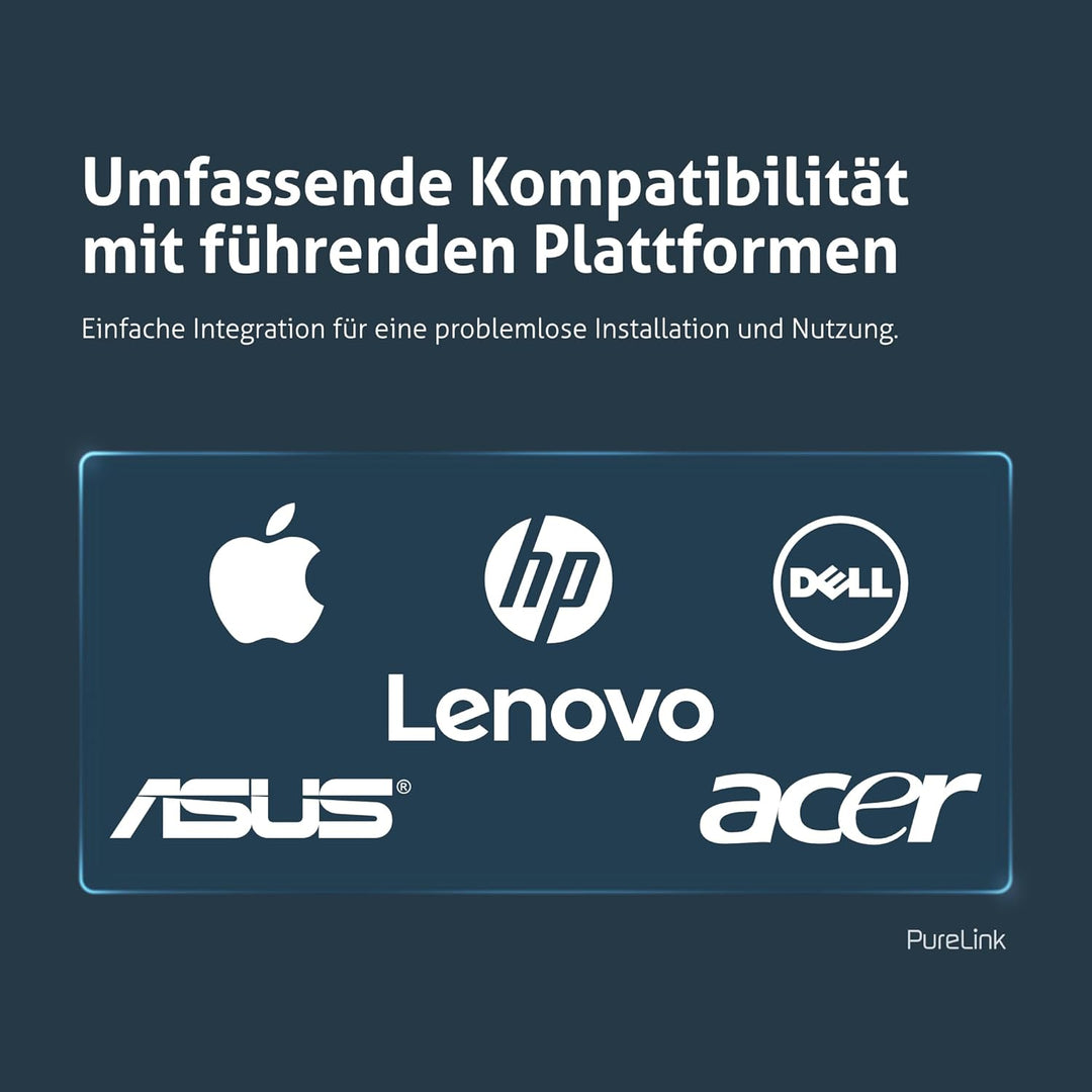 PureLink Vuelogic höhenverstellbarer Laptop Ständer, ergonomischer Notebookhalter für Schreibtische,