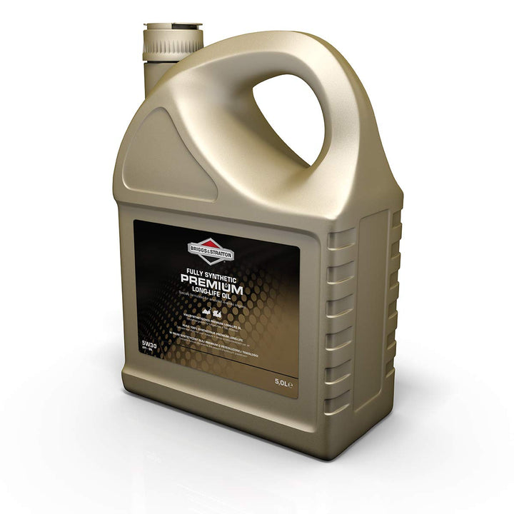 Briggs & Stratton 100009S Premium Öl, Schwarz, 5.0 Litre 5.0 Litre 5W30 Single, 5.0 Litre 5W30 Singl
