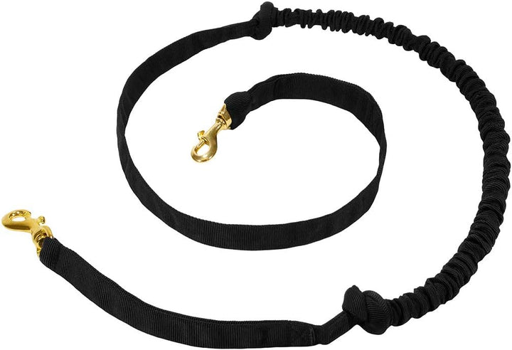 Hundezug Leine mit Ruckdämpfer für Zughundesport Canicross Dogscooter Bikejöring Dogtrekking - 142cm