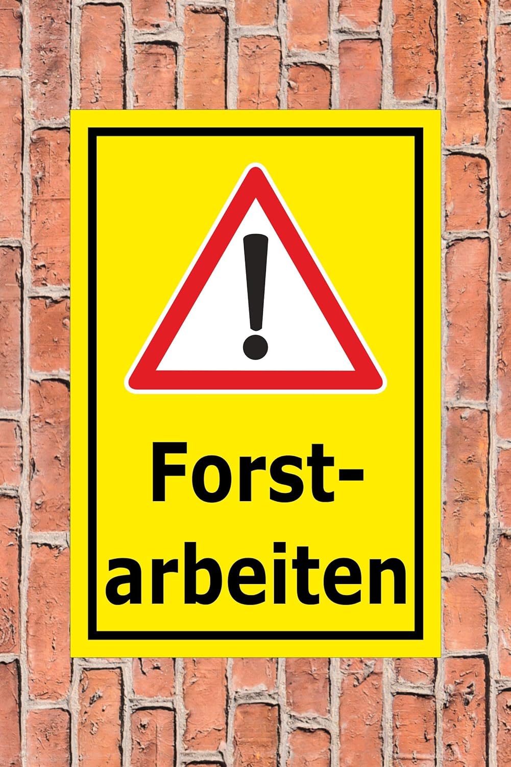 Melis Folienwerkstatt Schild Forst-Arbeiten - 60x40cm - 3mm Aluverbund – 20 VAR S00359-026-C 60x40cm
