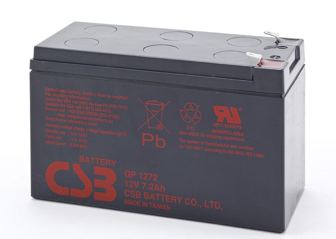 CSB GP1272 Blei-Akku 12V 7,2Ah, 4,8 mm Kontakte