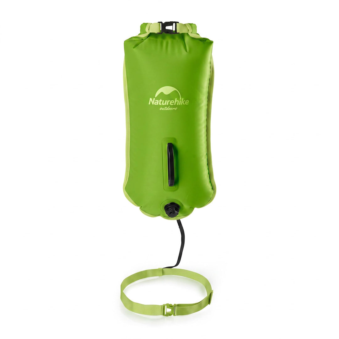 Naturehike 18L Schwimmboje Zwei Airbags Swim Boje Trockensack wasserdichte Strandtasche mit Verstell