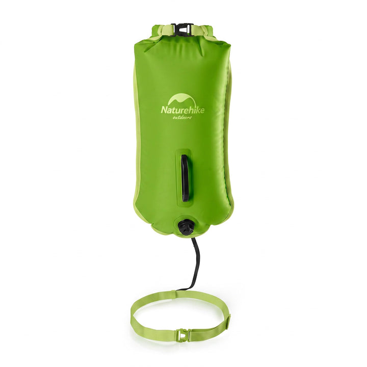 Naturehike 18L Schwimmboje Zwei Airbags Swim Boje Trockensack wasserdichte Strandtasche mit Verstell