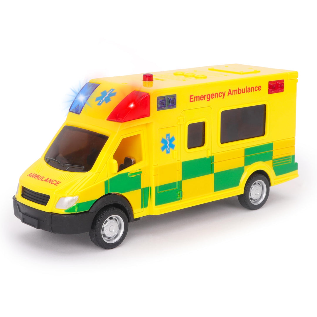 Toyland® Notfall-Krankenwagen Spielzeug mit Licht und Sound - Massstab 1:40 - Spielfahrzeug - ab 3 J