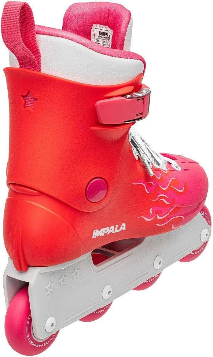 Impala Rollerskates Damen Impala Lightspeed Inline Skate US 10 / EU 41 / UK 8 Flames, US 10 / EU 41