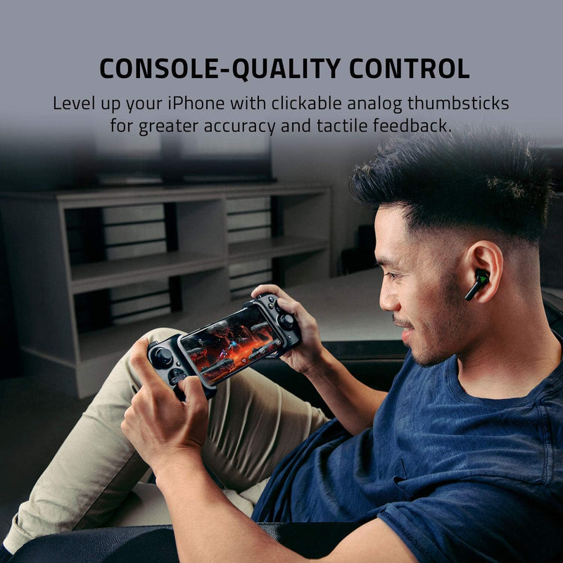 Razer Kishi für iPhone - Smartphone Gaming Controller (Lightning-Anschluss, Ergonomisches Design, In