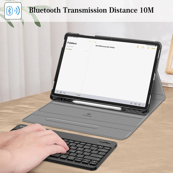 Fintie Tastatur Hülle für Samsung Galaxy Tab S10+ Plus/S9 FE+ Plus/S9+ Plus 12.4 Zoll Tablet, Keyboa