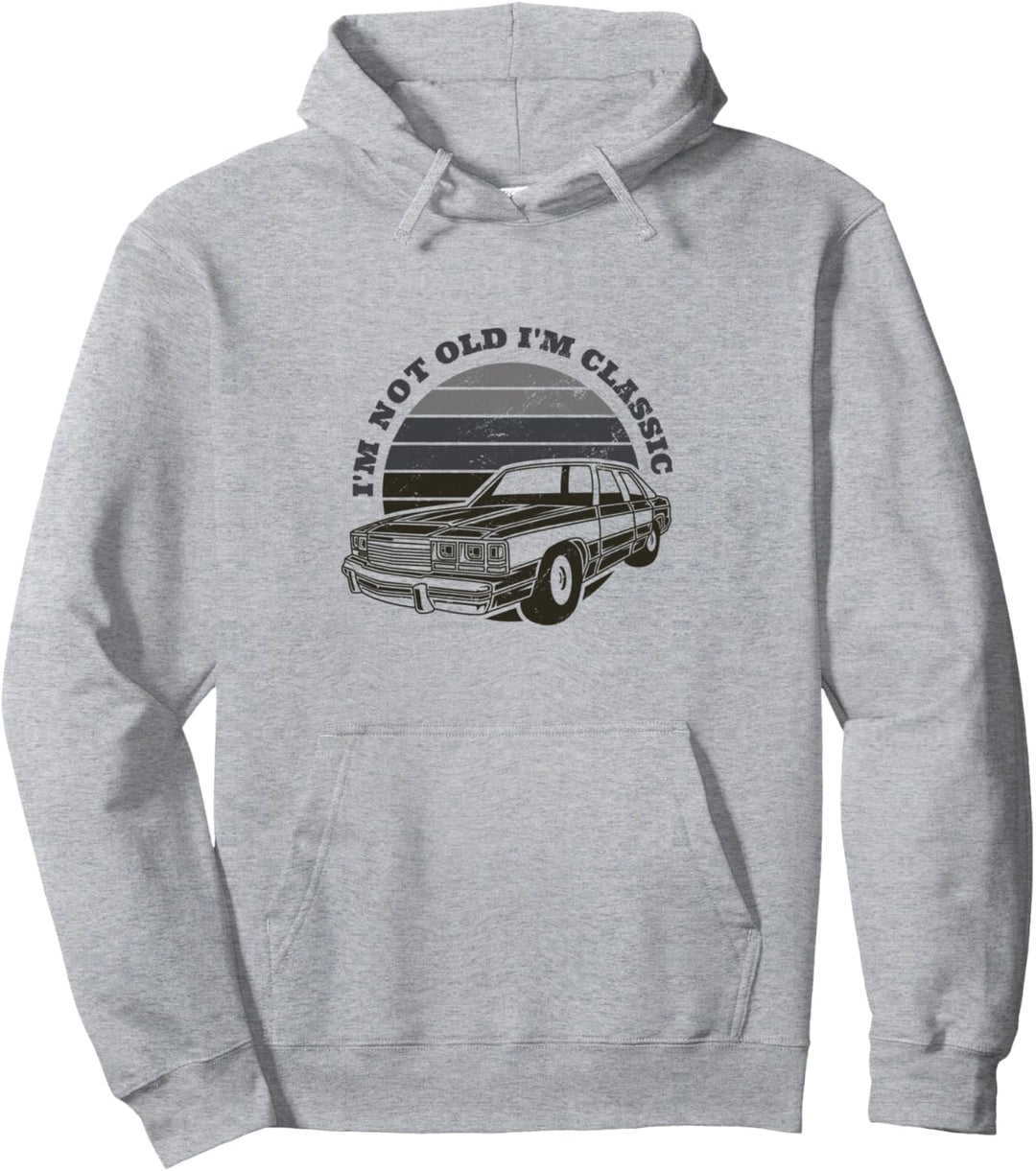 Vintage Auto Oldtimer Spruch Pullover Hoodie