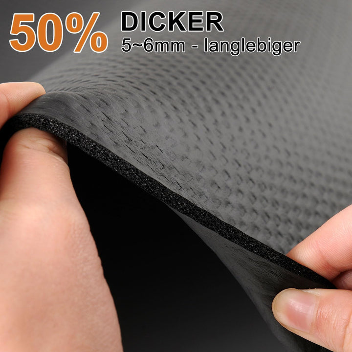 Extra Lang Yogamatte 214x76x0.6cm, Yoga Matte,rutschfest, Pilates-Gymnastikmatte, Sportmatte Fitness