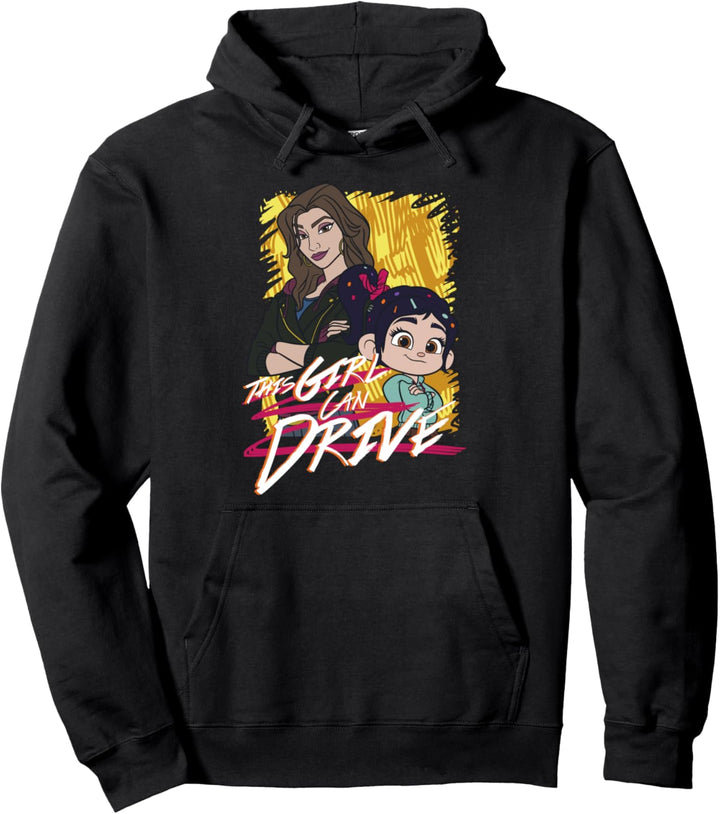 Disney Wreck-It Ralph 2 This Girl Can Drive Portrait Pullover Hoodie