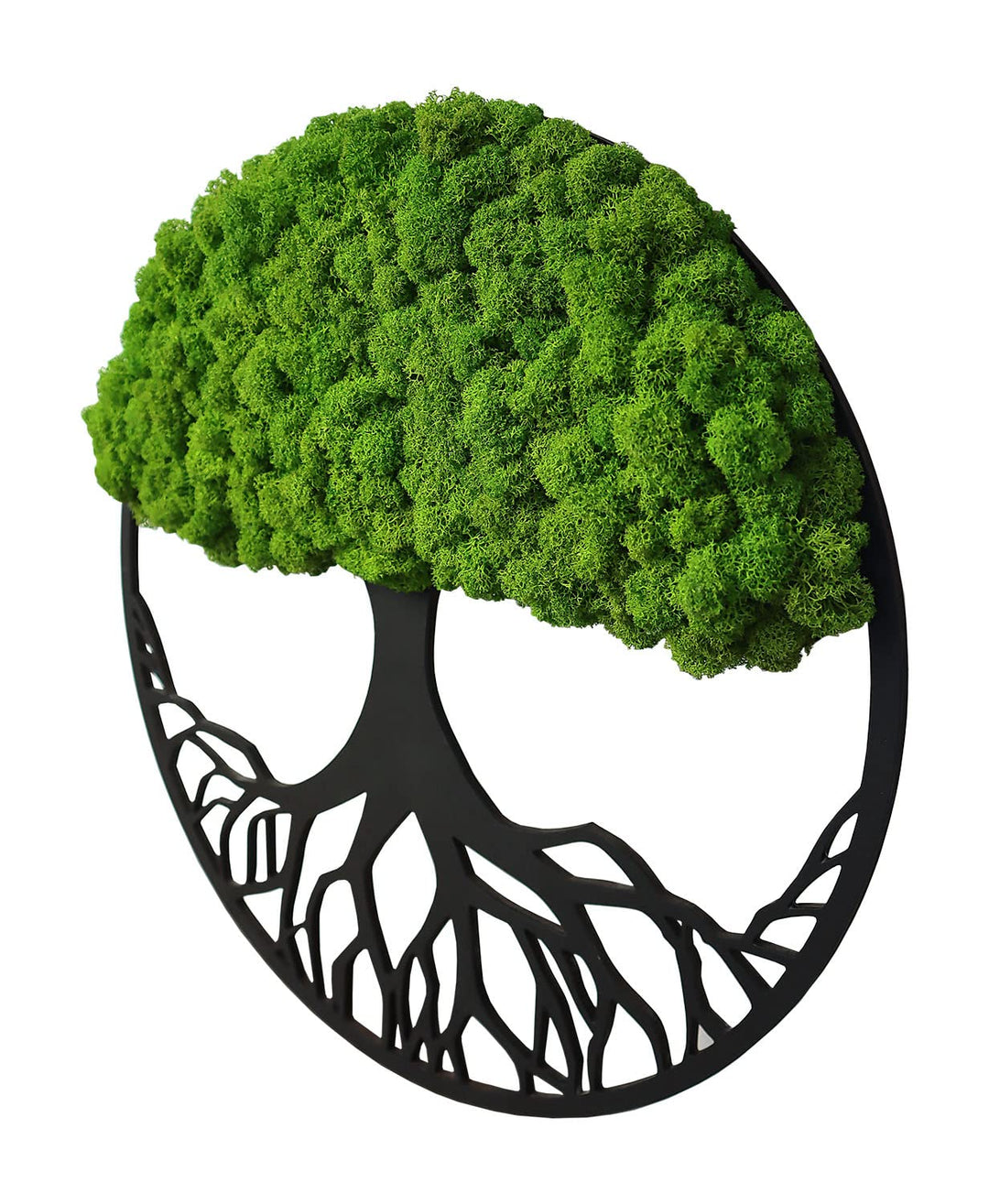 Wanddeko Moosbilder 40cm in Form Eines Baumes - Schön Aussehender Wand Baum - Bringen Sie Leben in I