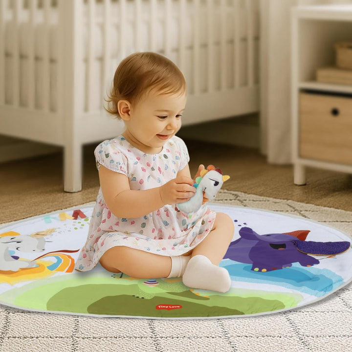 Tiny Love Developmental Gymini, Spielmatte Baby mit Musik, 0+ Monate, Spieldecke Baby, 20 Aktivitäte