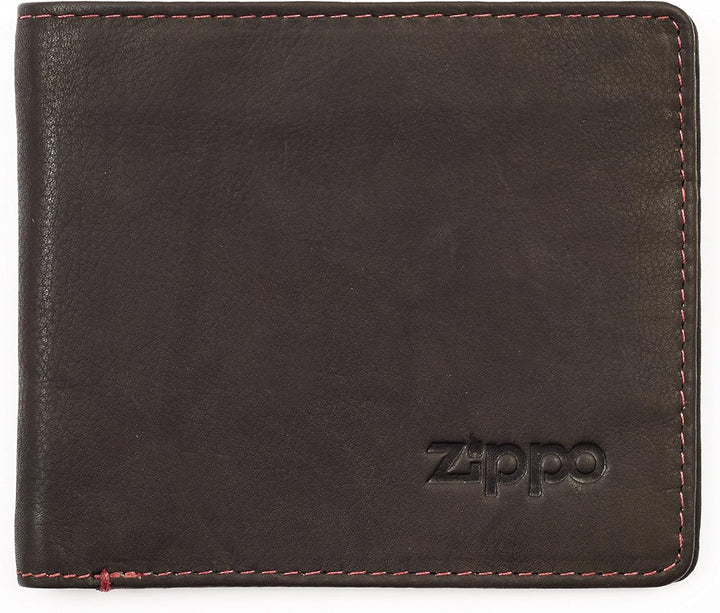 Zippo Herren Zweifachgefaltete Brieftasche Mokka Geldbörse Braun (Mokka) 1x10x11 cm (B x H x T) Brau