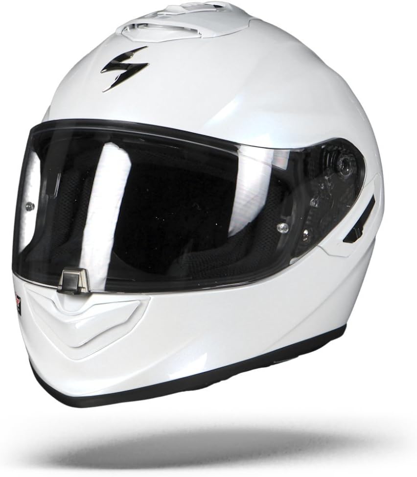 Scorpion Motorradhelm EXO-1400 AIR OLID Matt Schwarz S L durchsichtig, L durchsichtig