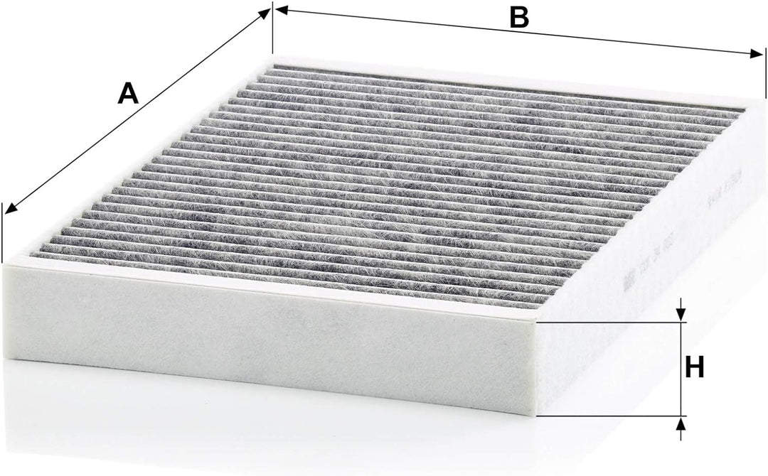 MANN-FILTER CUK 34 003 Innenraumfilter – Pollenfilter mit Aktivkohle – Für PKW, CUK
