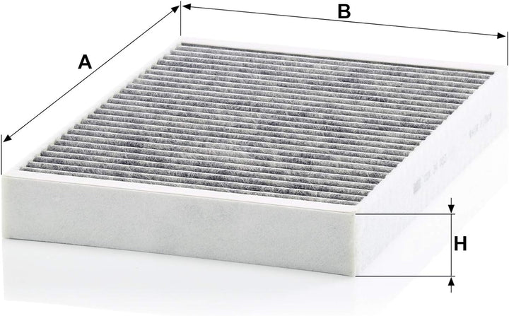 MANN-FILTER CUK 34 003 Innenraumfilter – Pollenfilter mit Aktivkohle – Für PKW, CUK