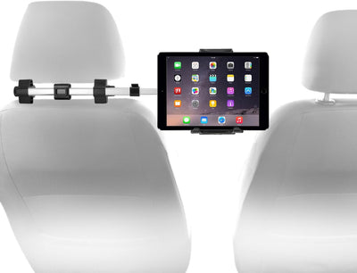 Macally Kfz-Kopfstützen-Halterung für iPad Pro/Air/Mini, Tablets, Nintendo Switch Silber, silber