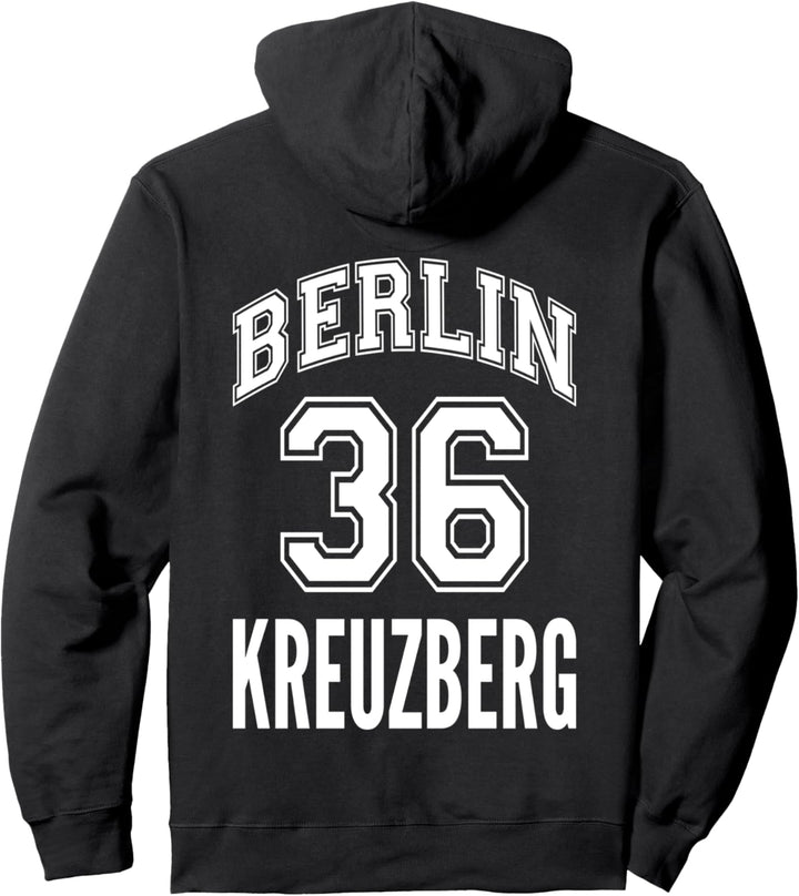 Kreuzberg 36 - Nostalgie Design Berliner Punk Bezirk Pullover Hoodie