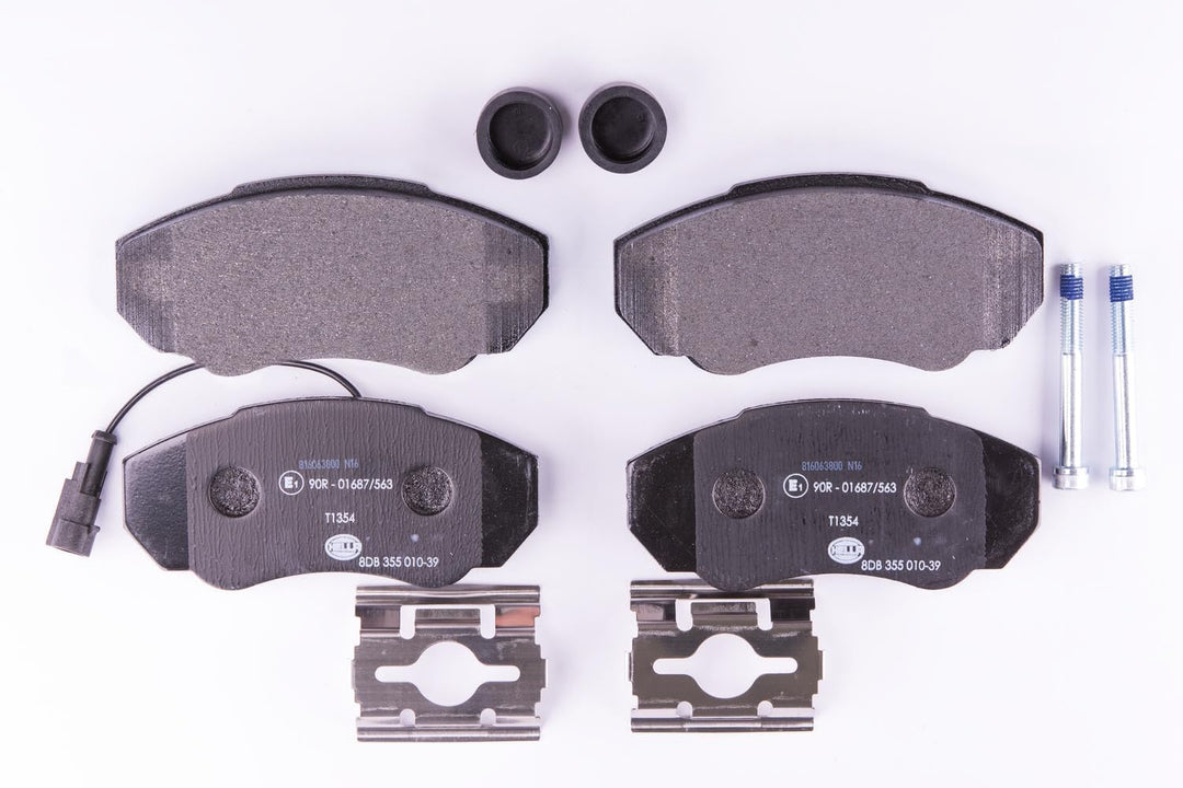HELLA PAGID 8DB 355 010-391 Bremsbelagsatz - T1354 - Dicke/Stärke: 19.1mm - Bremssystem: Brembo - mi
