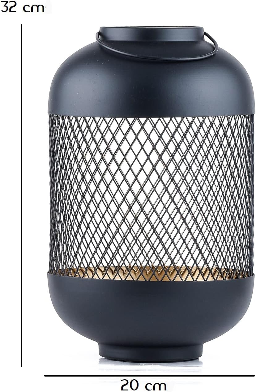 Marrakesch 2er Set Gartenwindlicht Windlicht Asbirg 47cm und 32 cm | Windlichter für Draussen Asbirg