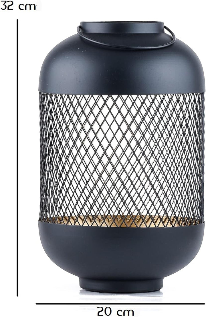 Marrakesch 2er Set Gartenwindlicht Windlicht Asbirg 47cm und 32 cm | Windlichter für Draussen Asbirg