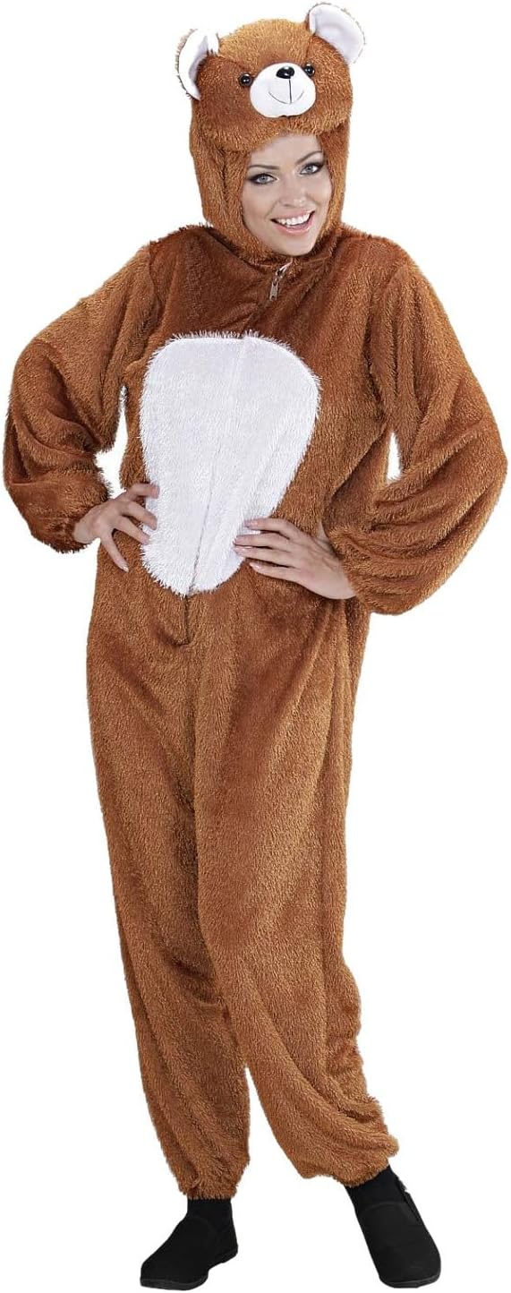 "FUNNY BEAR" (hooded jumpsuit with mask) - (M - h 165 cm), M