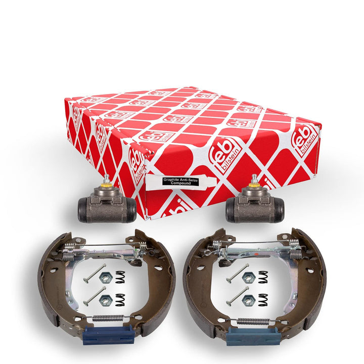 febi bilstein 37500 Bremsbackensatz mit Anbaumaterial , 1 Stück